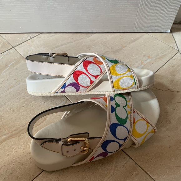 Coach Multicolor Sandals - Picture 2 of 6